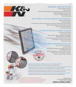 Lexus IS350 Cabin Air Filter - K&N Engineering - Washable - `14-`17